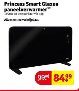 Kruidvat Princess Smart Glazen paneelverwarmer aanbieding