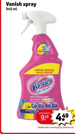 Kruidvat Vanish spray aanbieding