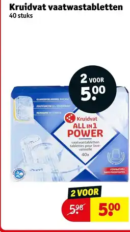 Kruidvat Kruidvat vaatwastabletten aanbieding