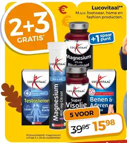 Trekpleister Lucovitaal Magnesium 400 mg Citraat aanbieding
