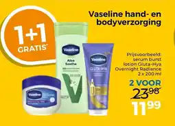 Trekpleister Vaseline hand- en bodyverzorging aanbieding