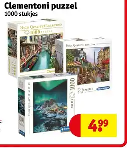 Kruidvat Clementoni puzzel aanbieding