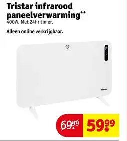 Kruidvat Tristar infrarood paneelverwarming aanbieding