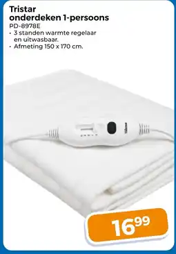 Trekpleister Tristar onderdeken 1-persoons aanbieding