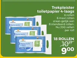 Trekpleister Trekpleister toilet papier 4-laags aanbieding