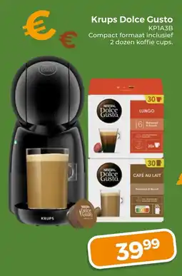 Trekpleister Krups Dolce Gusto KP1A3B aanbieding