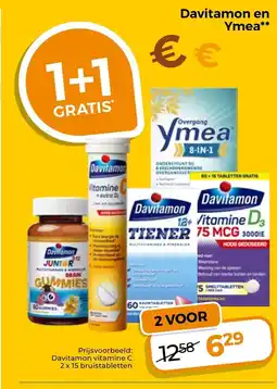 Trekpleister Davitamon en Ymea aanbieding