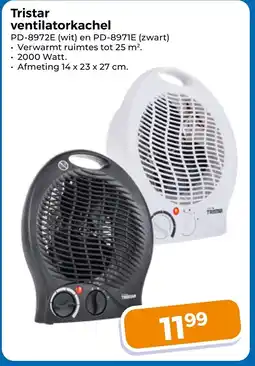 Trekpleister Tristar ventilatorkachel aanbieding
