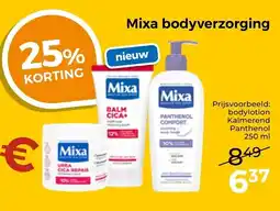 Trekpleister Mixa bodyverzorging aanbieding