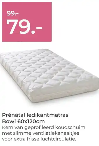 Prenatal Prénatal ledikantmatras Bowi aanbieding