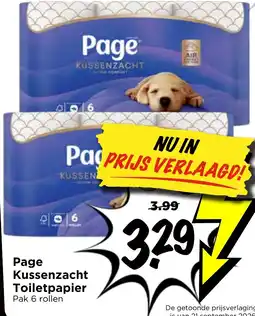 Vomar Voordeelmarkt Page Kussenzacht Toilet papier aanbieding
