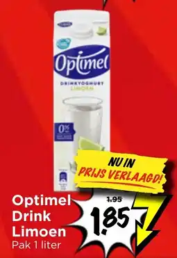 Vomar Voordeelmarkt Optimel Drink Limoen aanbieding