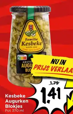 Vomar Voordeelmarkt Kesbeke Augurken Blokjes aanbieding