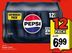 Vomar Voordeelmarkt Pepsi Zero aanbieding