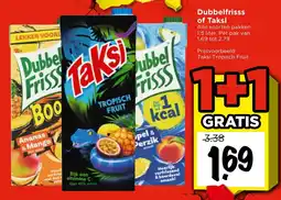 Vomar Voordeelmarkt Alle Dubbelfrisss of Taksi aanbieding