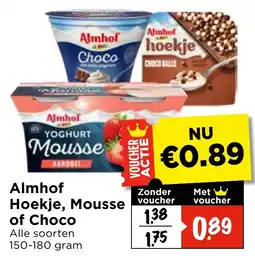 Vomar Voordeelmarkt Almhof Hoekje, Mousse of Choco aanbieding