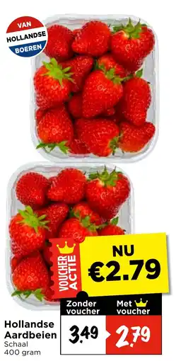 Vomar Voordeelmarkt Hollandse Aardbeien aanbieding