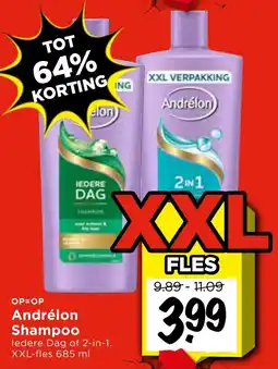 Vomar Voordeelmarkt Andrélon Shampoo aanbieding