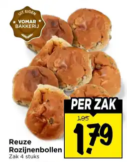 Vomar Voordeelmarkt Reuze Rozijnenbollen aanbieding