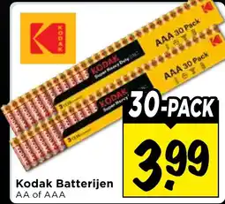Vomar Voordeelmarkt Kodak Batterijen aanbieding