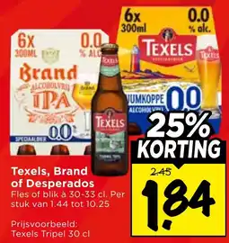 Vomar Voordeelmarkt Texels, Brand of Desperados aanbieding