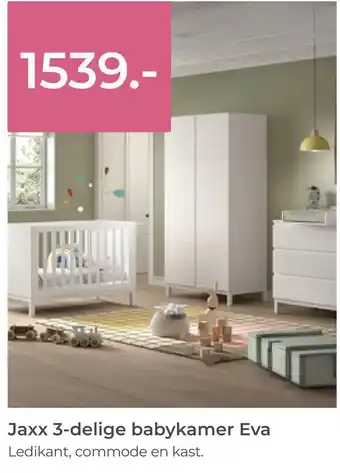 Prenatal Jaxx 3-delige babykamer Eva aanbieding