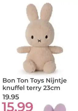 Prenatal Bon Ton Toys Nijntje knuffel terry aanbieding