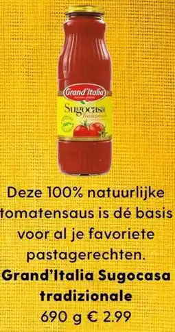 Albert Heijn Grand'Italia Sugocasa tradizionale aanbieding