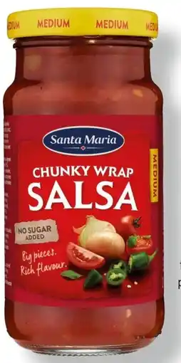 Albert Heijn Santa Maria Chunky wrap salsa medium aanbieding