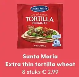 Albert Heijn Santa Maria Extra thin tortilla wheat aanbieding