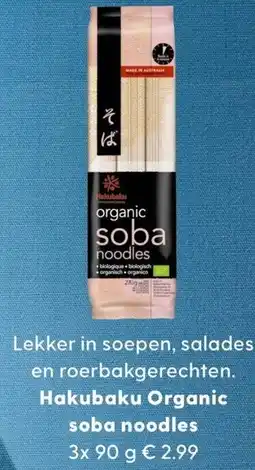 Albert Heijn Hakubaku Organic soba noodles aanbieding