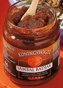 Albert Heijn Koningsvogel Sambal badjak aanbieding