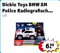 Kruidvat Dickie Toys BMW XM Police Radiografisch Bestuurbare Politieauto aanbieding
