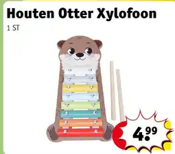 Kruidvat Houten Otter Xylofoon aanbieding