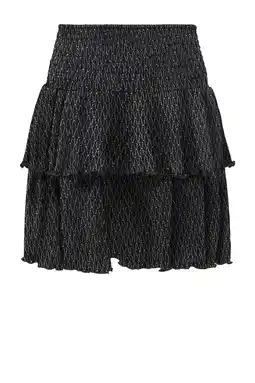 Wehkamp KIDS ONLY GIRL strokenrok met glitter zwart aanbieding
