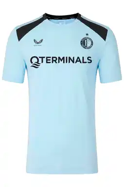 Wehkamp Castore senior Feyenoord voetbalshirt training - lichtblauw aanbieding