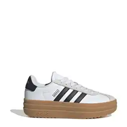Wehkamp adidas Sportswear VL Court Bold suede sneakers wit/zwart aanbieding