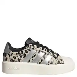Wehkamp adidas Sportswear Streettalk Bold imitatieleren sneakers met panterprint - beige/zwart aanbieding