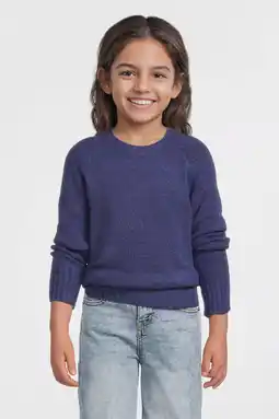Wehkamp Anytime gebreide trui blauw aanbieding