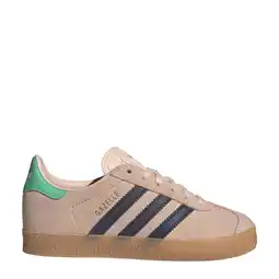 Wehkamp adidas Originals Gazelle sneakers beige/donkerblauw aanbieding