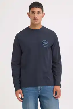 Wehkamp Blend regular fit longsleeve met print - salute aanbieding