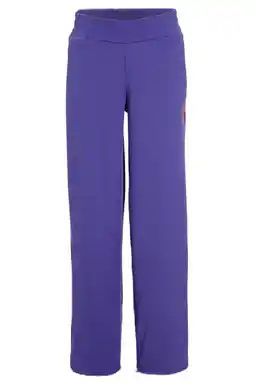 Wehkamp Coolcat wide leg joggingbroek Mikkie paars aanbieding