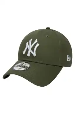 Wehkamp New Era Junior pet 9Forty NY olijfgroen/wit aanbieding