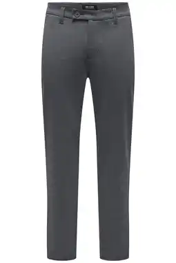 Wehkamp ONLY & SONS straight leg chino - donkergrijs aanbieding