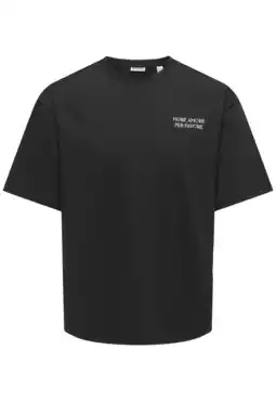 Wehkamp ONLY & SONS oversized T-shirt zwart aanbieding