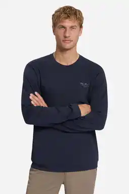 Wehkamp No Excess regular fit longsleeve - donkerblauw aanbieding