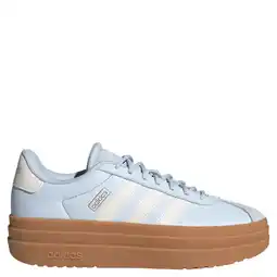 Wehkamp adidas Sportswear VL Court Bold suede sneakers lichtblauw/ecru aanbieding