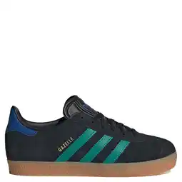 Wehkamp adidas Originals Gazelle suède sneakers - zwart/groen aanbieding