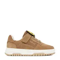 Wehkamp Nubikk Basket Teddy Jr suède sneakers camel aanbieding