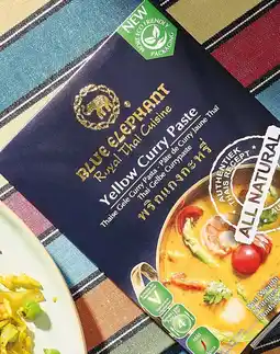 Albert Heijn Blue Elephant Thaise gele curry pasta aanbieding